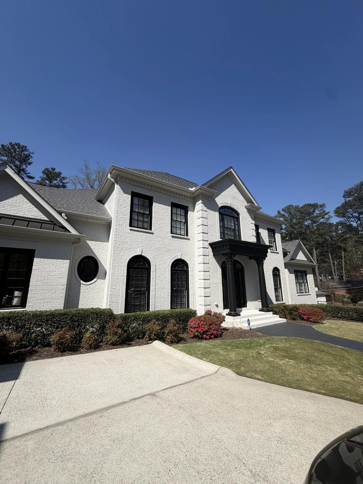 Luxury residential home freshly painted by OVO Painting in Atlanta, GA