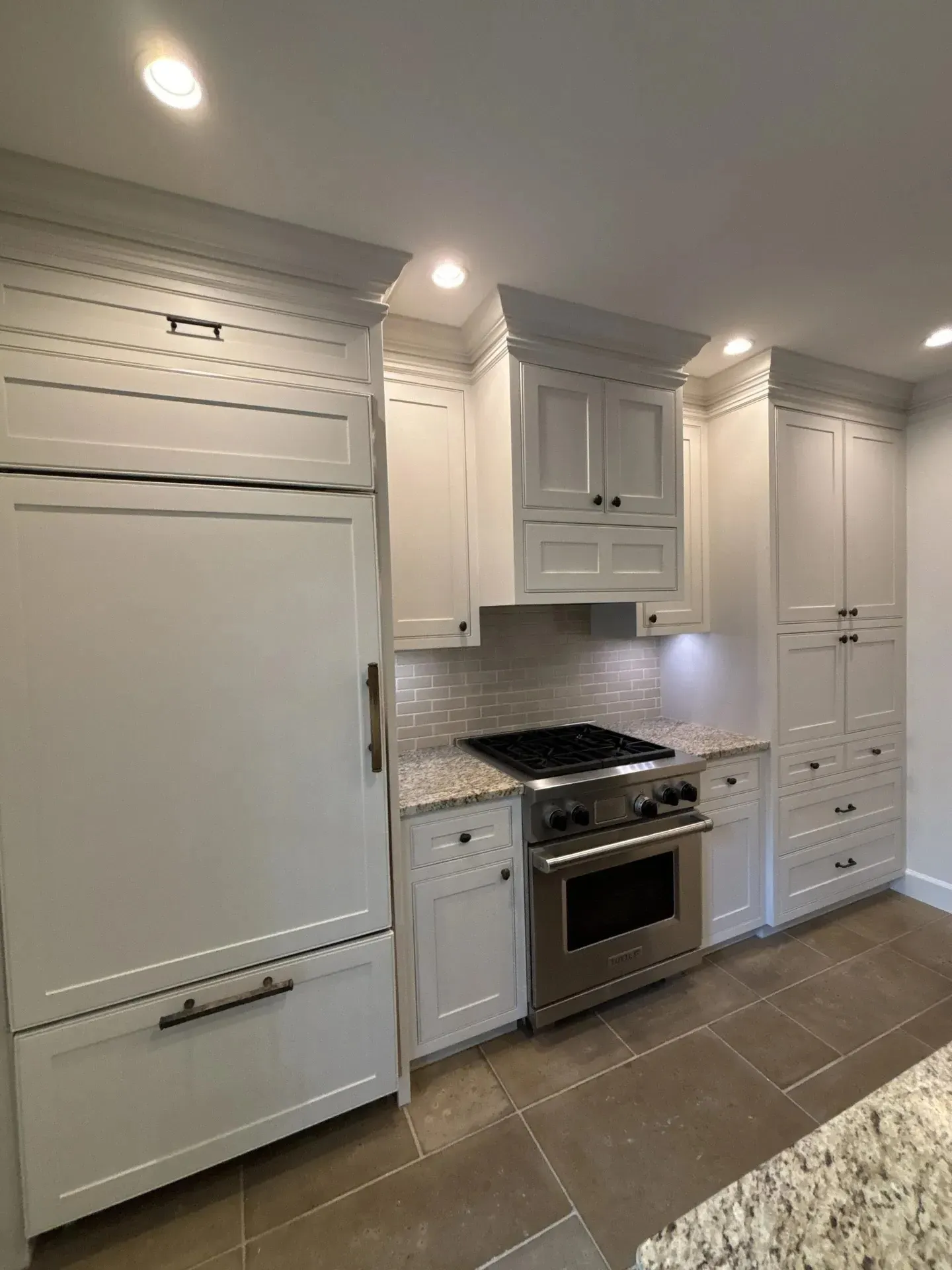 Aerial view of an Atlanta home painted by OVO Painting