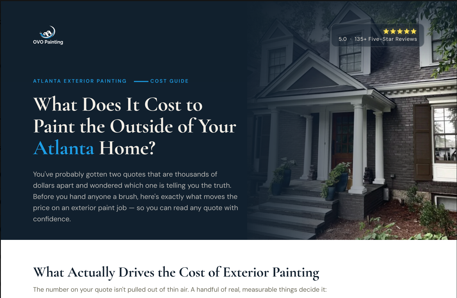 Cumming Exterior Painting Cost Guide